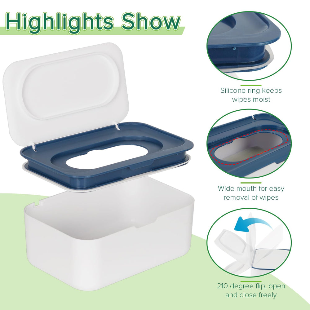 Flenpptly one-handed lid operation image, convenient for quick diaper changes