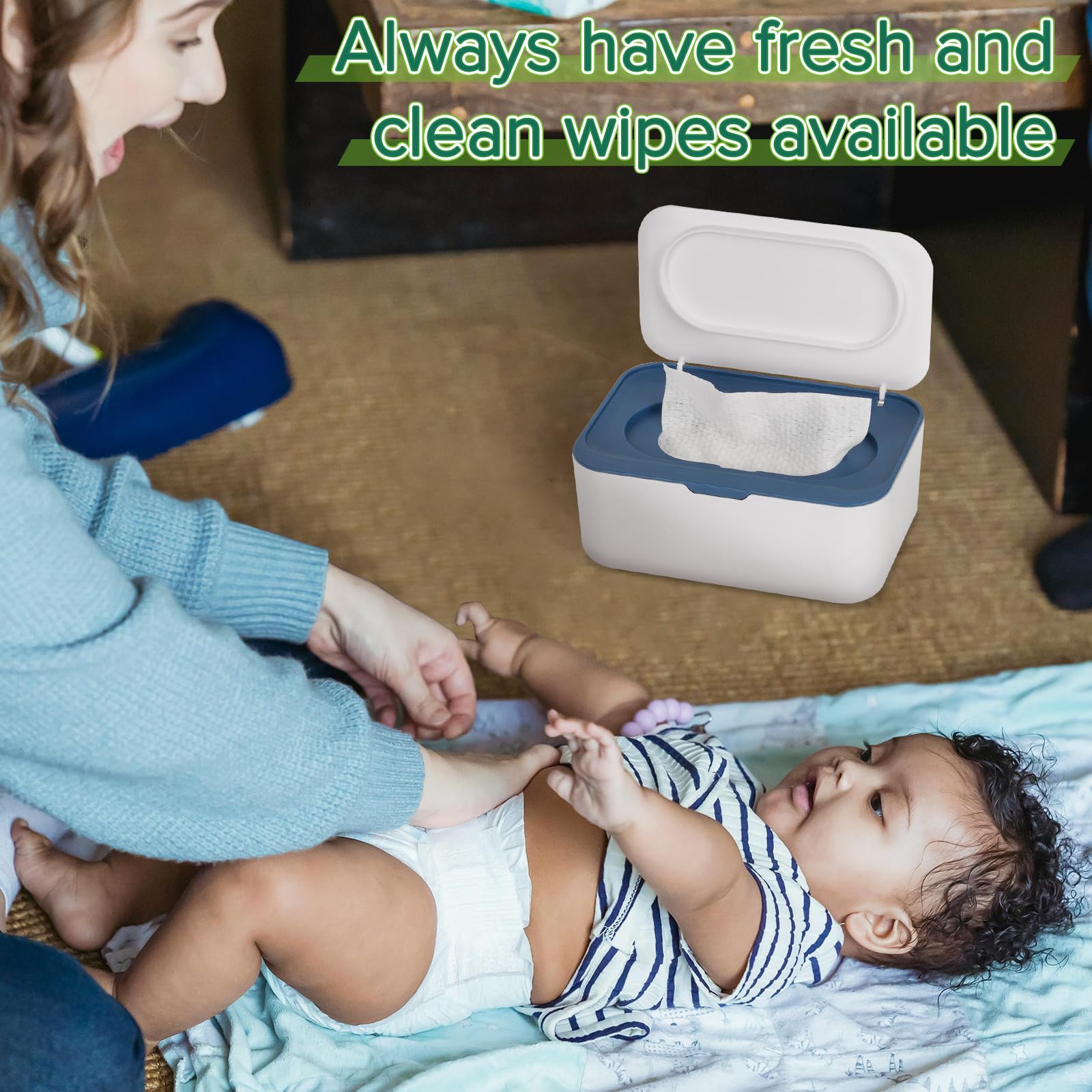 Flenpptly multifunctional wipes case, doubles as decor in bathroom or bedroom