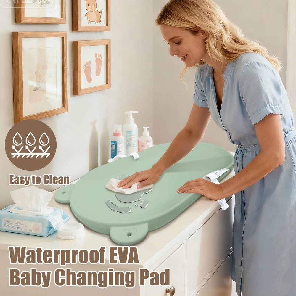 FLEUFAB changing pad waterproof material for quick cleanup
