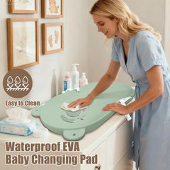 FLEUFAB changing pad waterproof material for quick cleanup