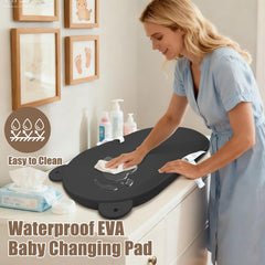FLEUFAB waterproof changing pad wipes clean quickly on the go
