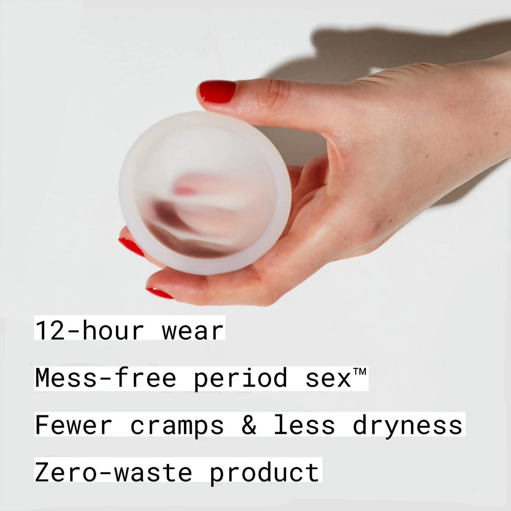 FLEX Reusable Disc made from ultra-soft silicone for daily comfort.