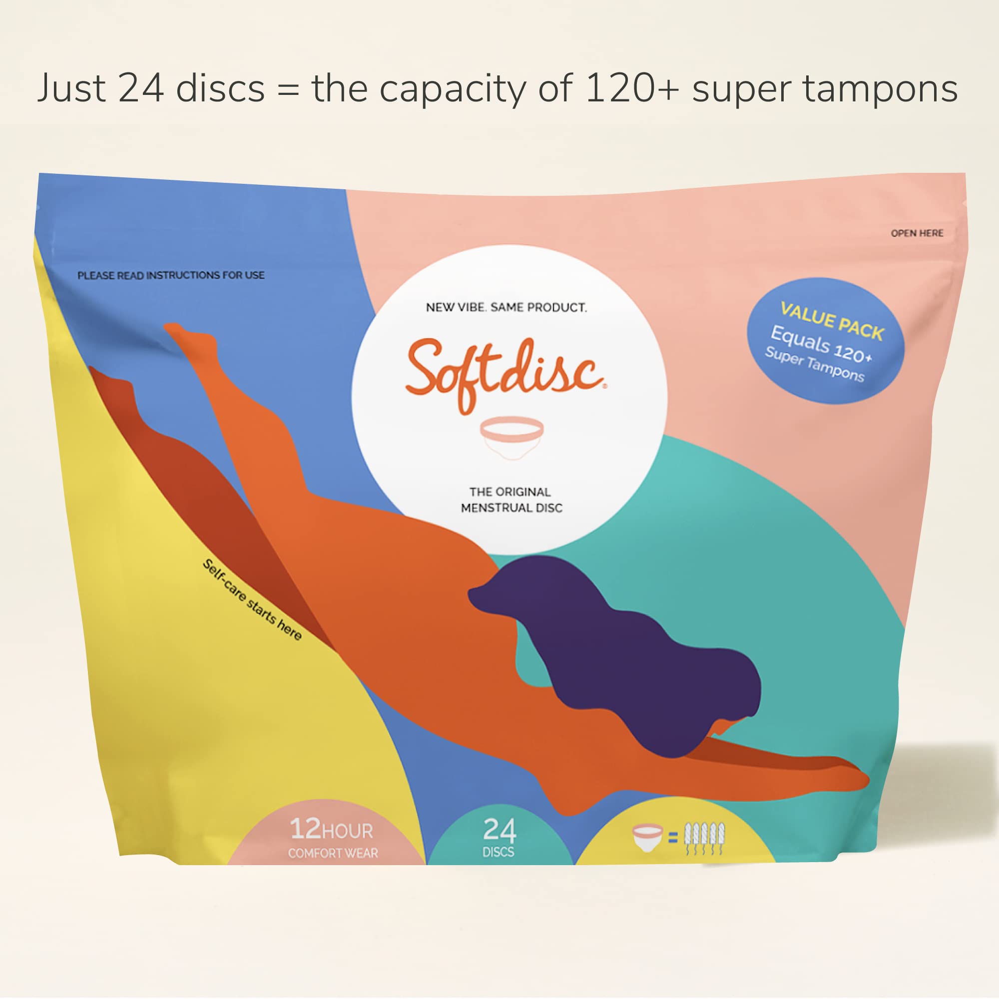 FLEX Softdisc being disposed of on the go for easy cleanup