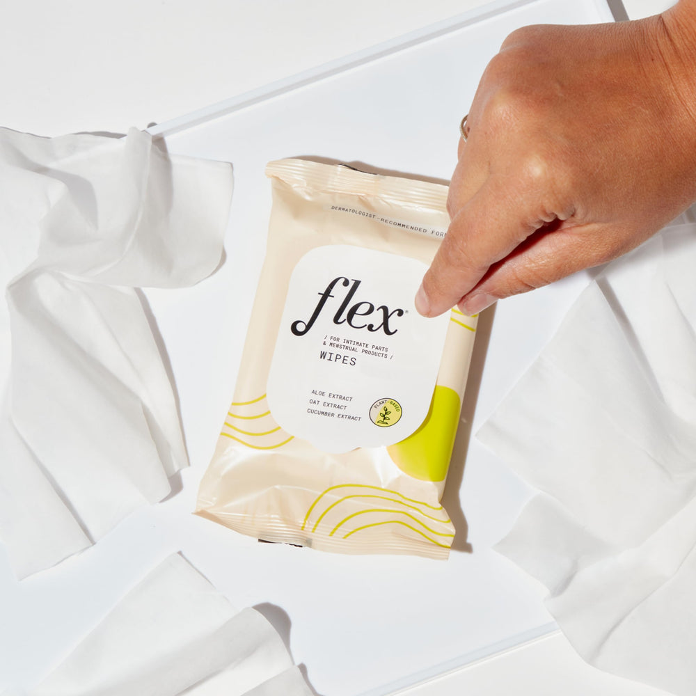 Flex Wipes use plant cellulose for planet-friendly, convenient cleansing.