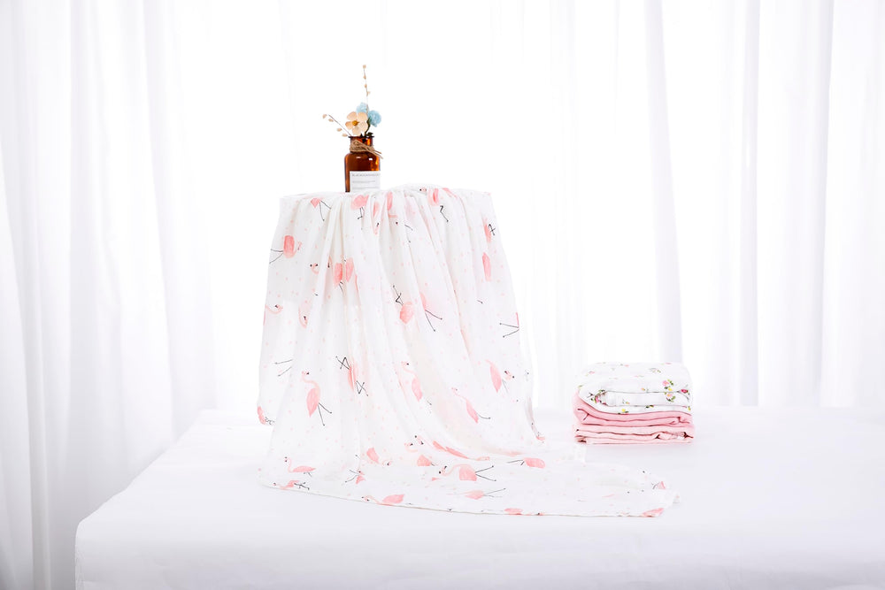 Durable Flexora Muslin Pink Dreams blanket enduring daily use with minimal wear.