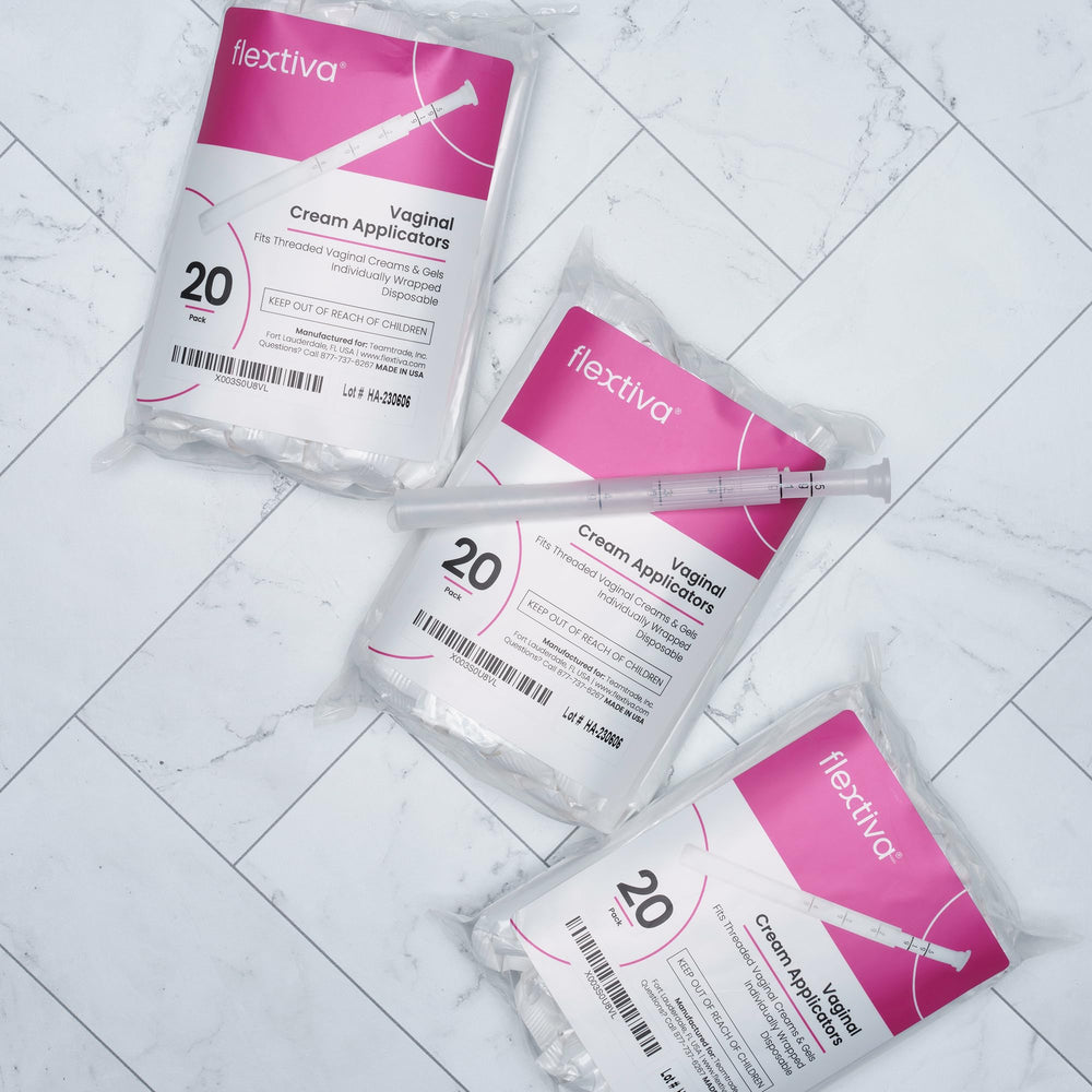 Flextiva usage scenario demonstrates simple, discreet, hygienic application.