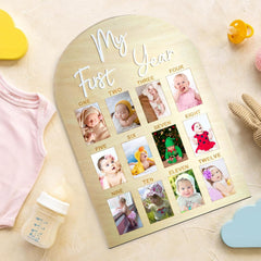 FLHRSM My First Year frame month slots for 0–12 months documentation