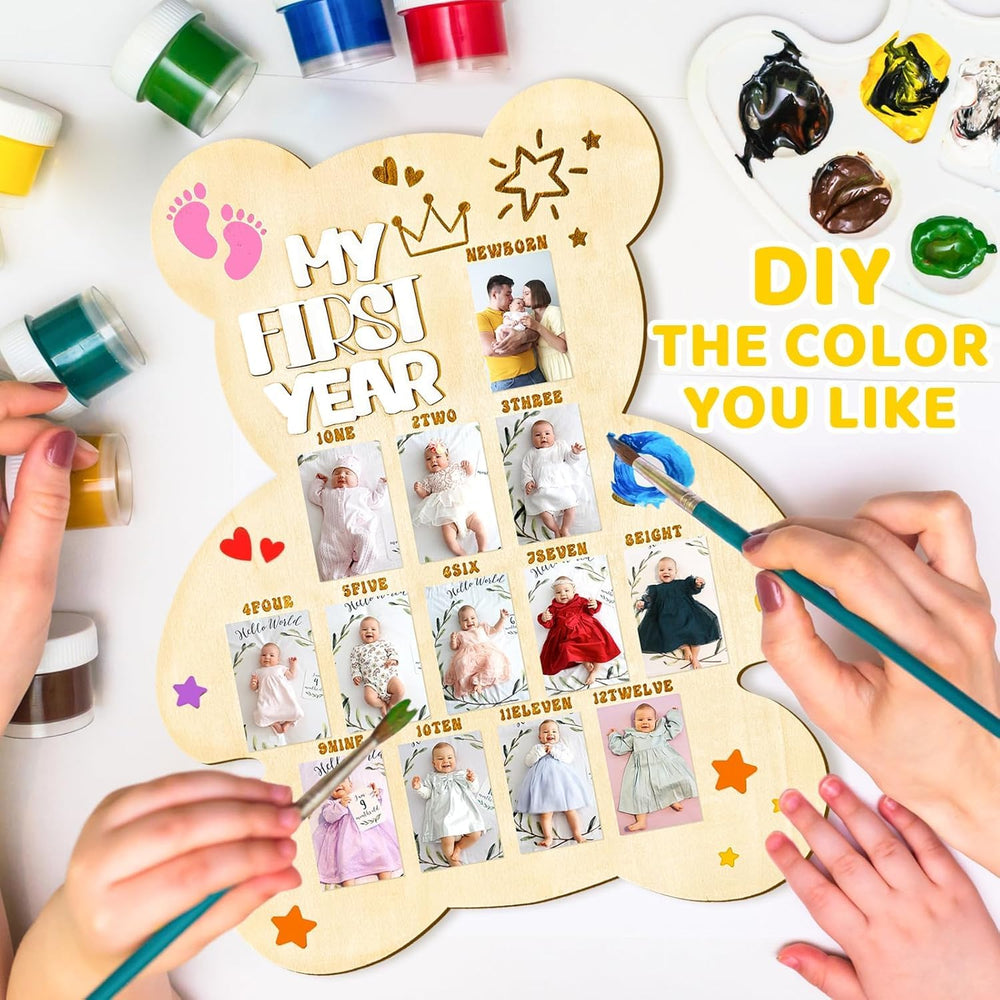 FLHRSM Wall-art Growth Tracker adds stylish nursery decor and memories.