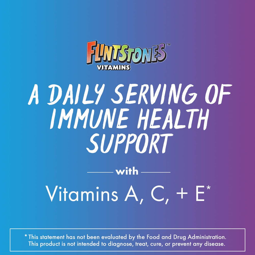 Flintstones Complete Gummies cherry flavor close-up for tasty daily energy