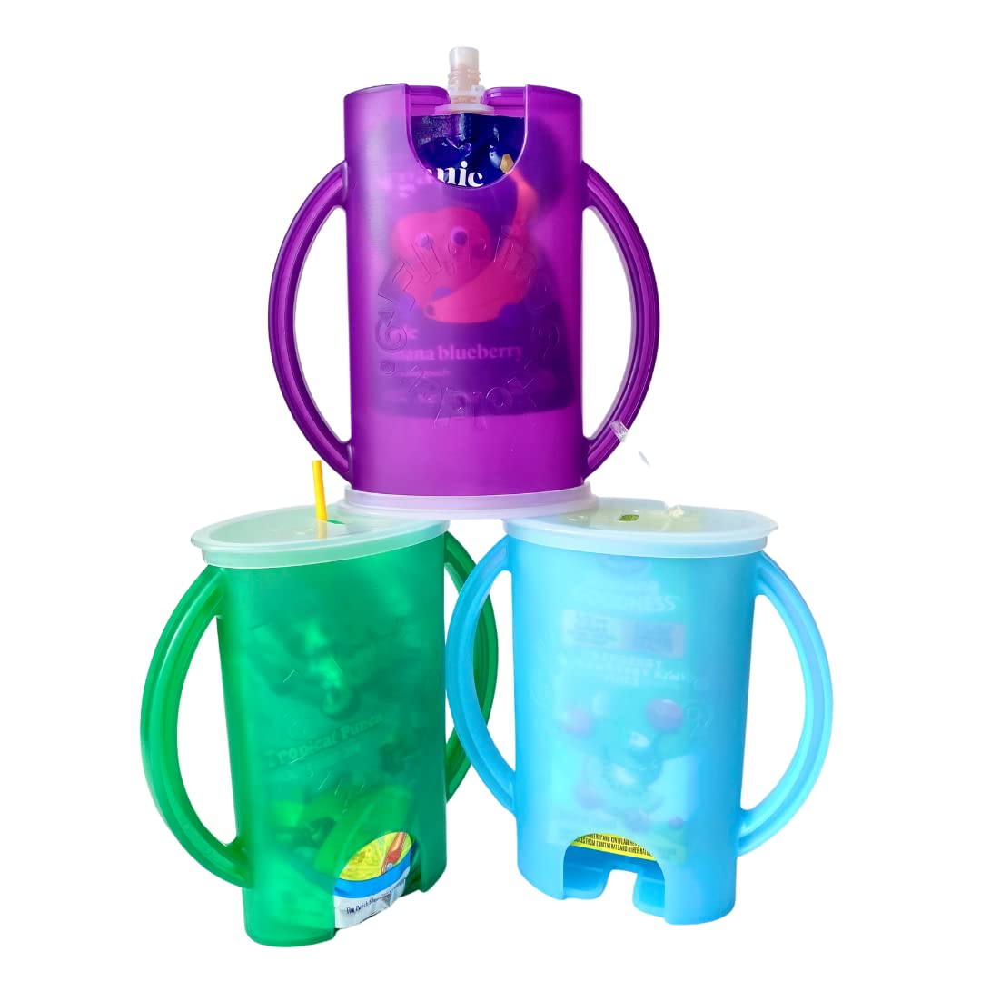 Flipping Holder cleaning-ease shows quick wipe-down after snacks.