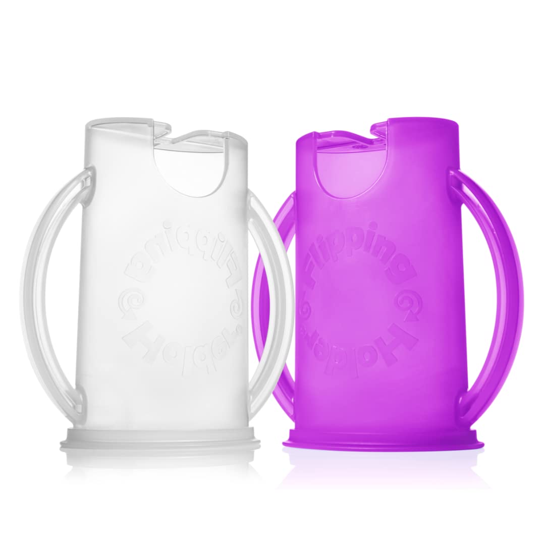 Flipping Holder lid-friendly design keeps snacks fresh and contained