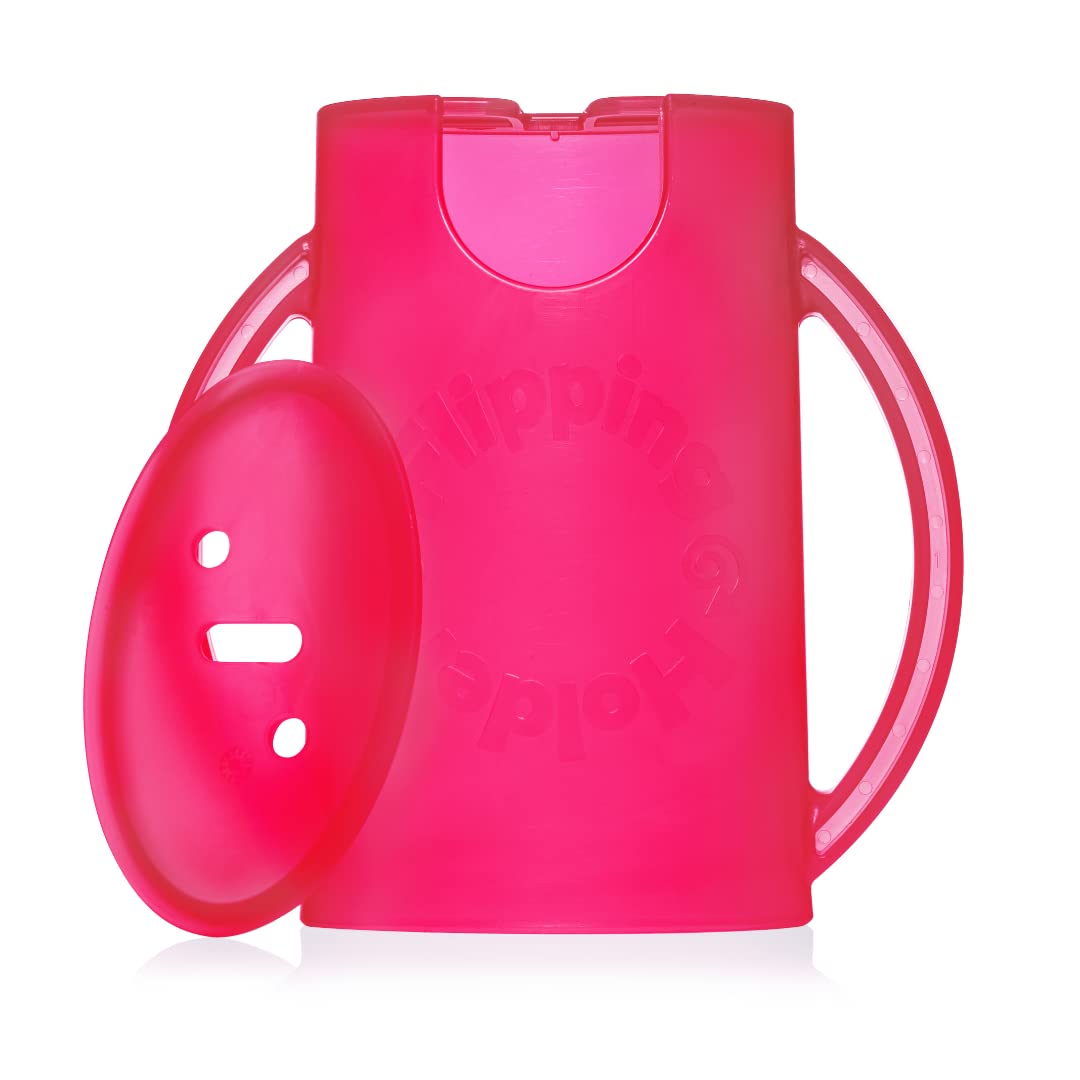 Flipping Holder reusable-pouches demonstrates compatibility with reusable pouches.