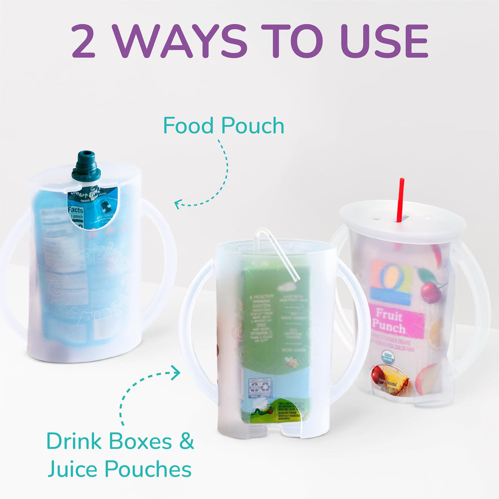 Flipping Holder US-made safe materials provide BPA-free feeding.