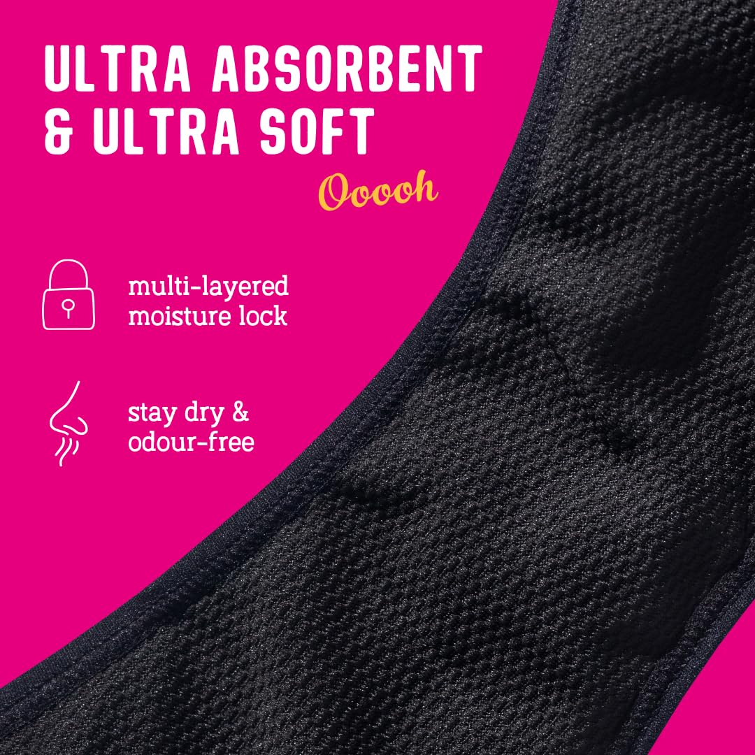 Absorbent multi-layer liner for a confidently dry feel