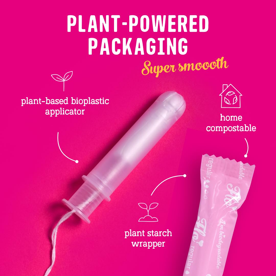 FLO organic cotton tampon soft texture close-up highlighting cloud-like feel