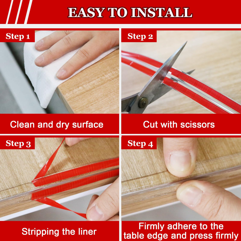 Floatlive edge corner protector covers all four corners for comprehensive protection