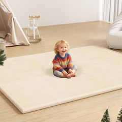 Floisdace baby play mat memory foam 1.3-inch thick for cozy tummy time