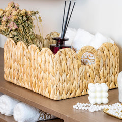 Floramill seagrass large basket adds rustic charm to shelves and closets