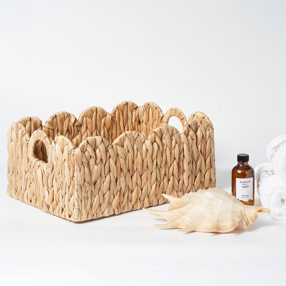 Floramill two-pack nesting baskets save space while adding natural texture