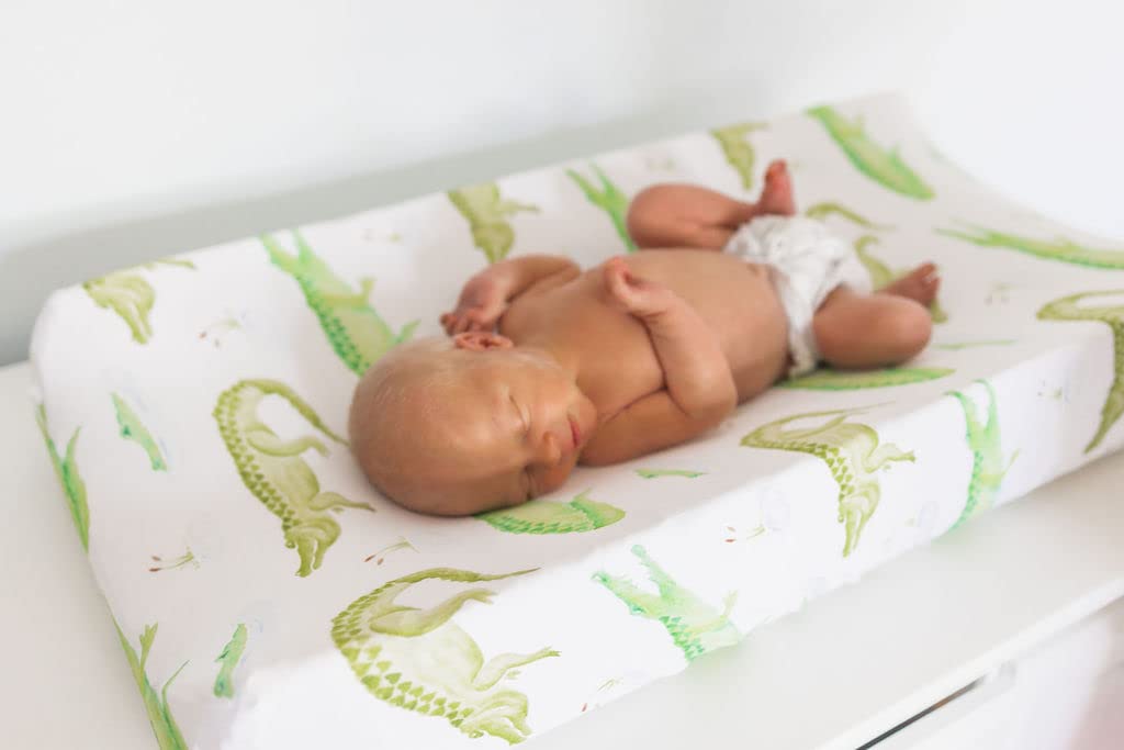 Florida Kid Co alligator cover is machine washable cold for easy care.