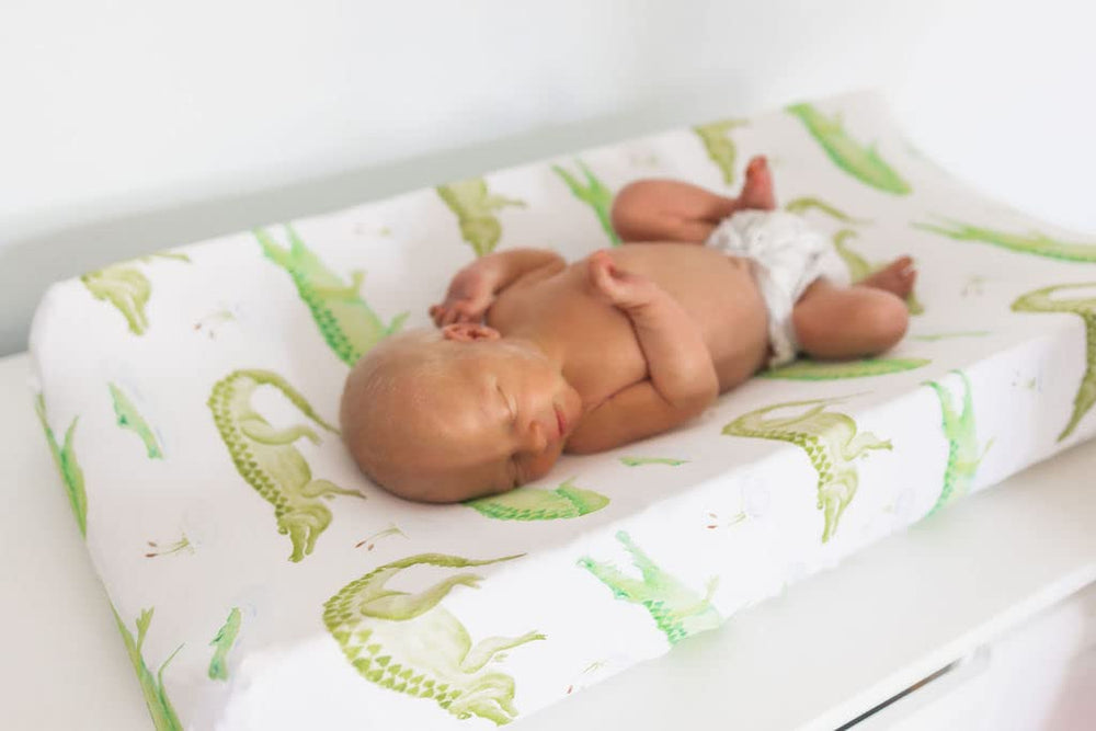 Florida Kid Co alligator cover is machine washable cold for easy care.