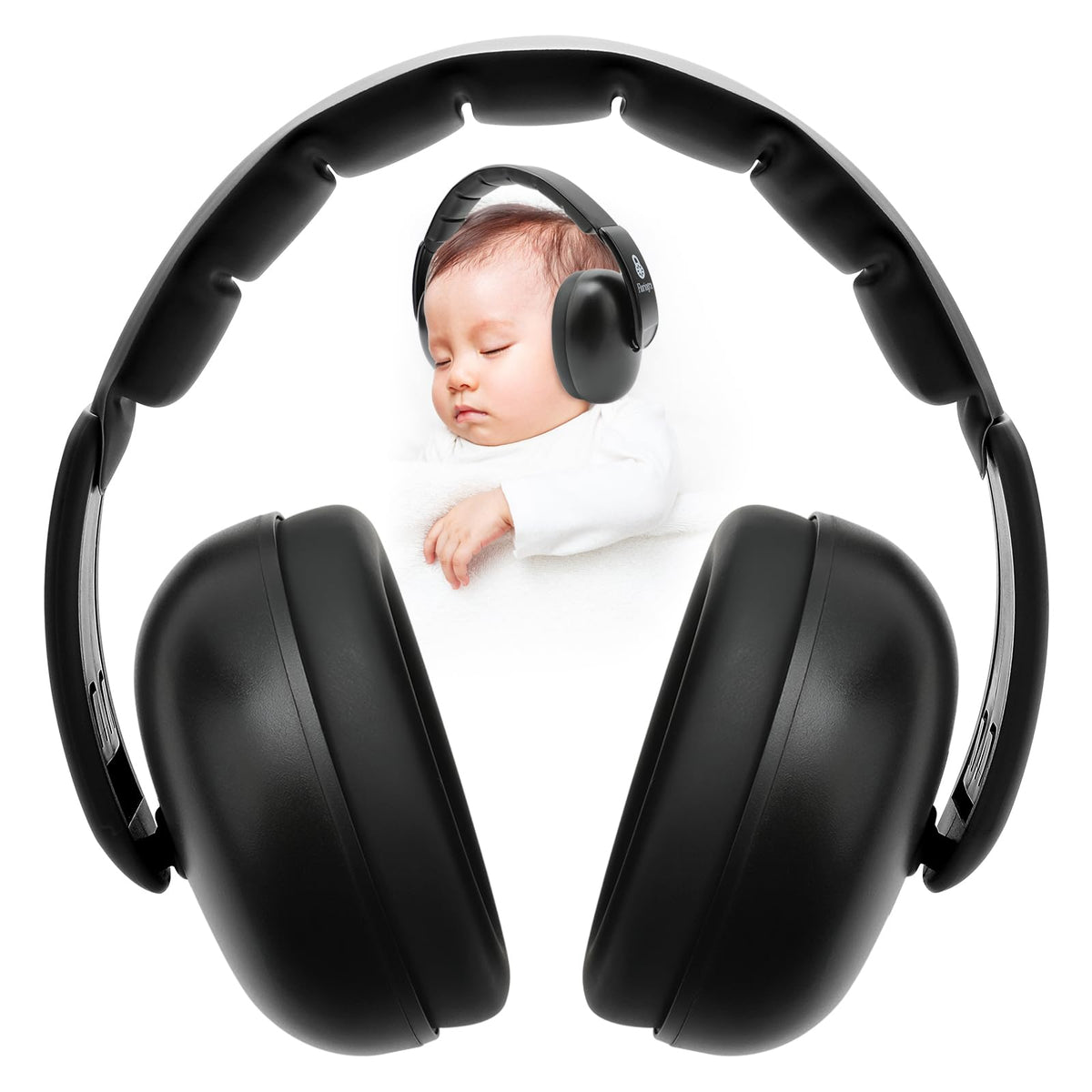Floriogra Baby Headphones on concert setting reduce noise and protect delicate ears