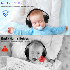 Floriogra Baby Headphones with rotatable ear cups for comfortable fit