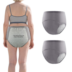 Florith diaper cover front view with soft fabric and leak protection.