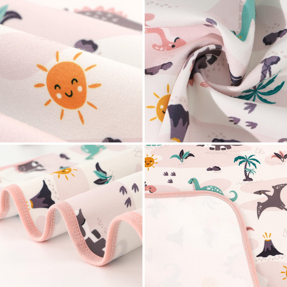 Florith travel-friendly pad folds compactly for diaper bags and outings.