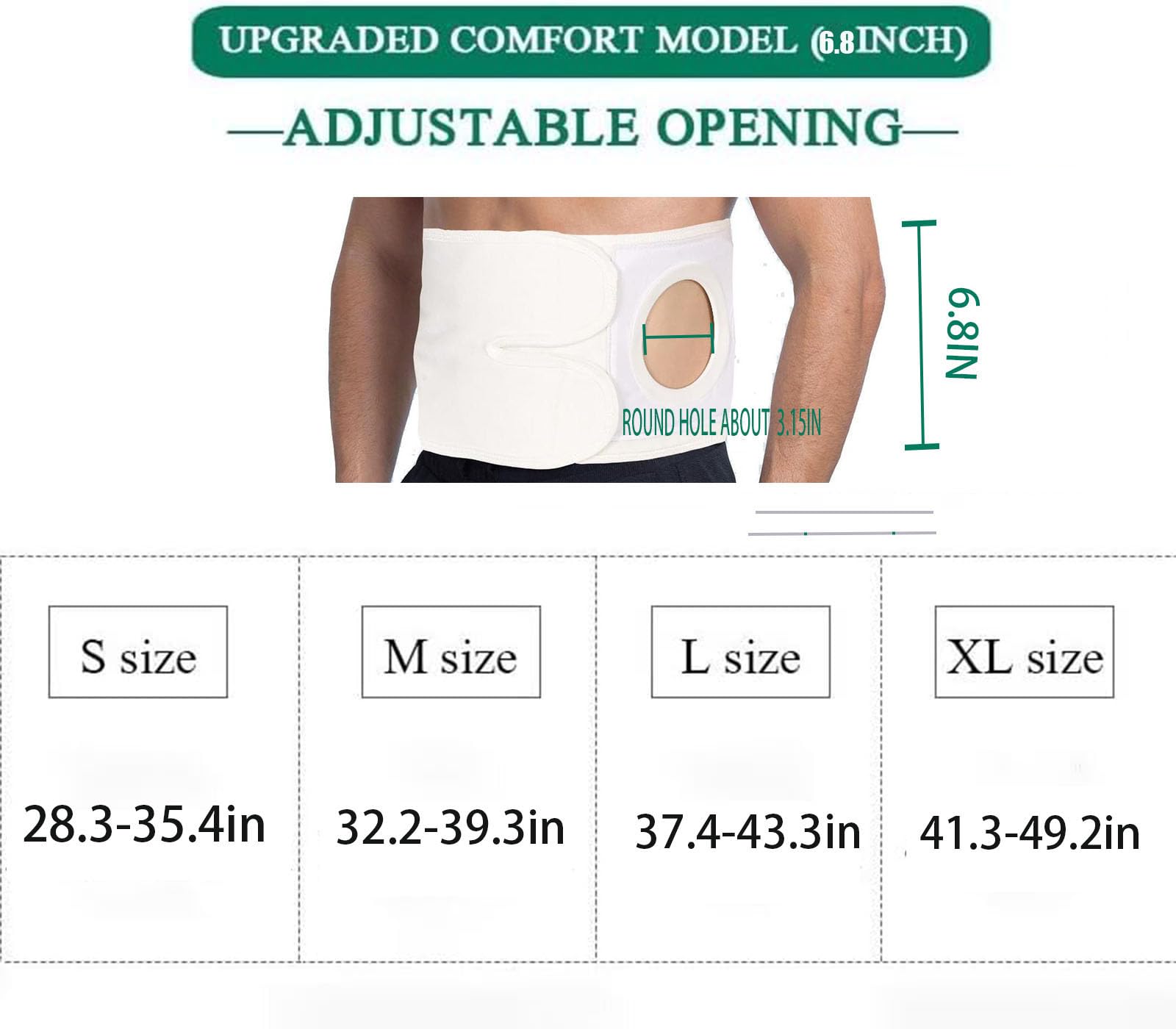 Flosmore ostomy belt remains discreet under clothing for daily concealment.
