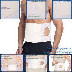 Flosmore ostomy belt provides stoma support and helps keep the bag in place.