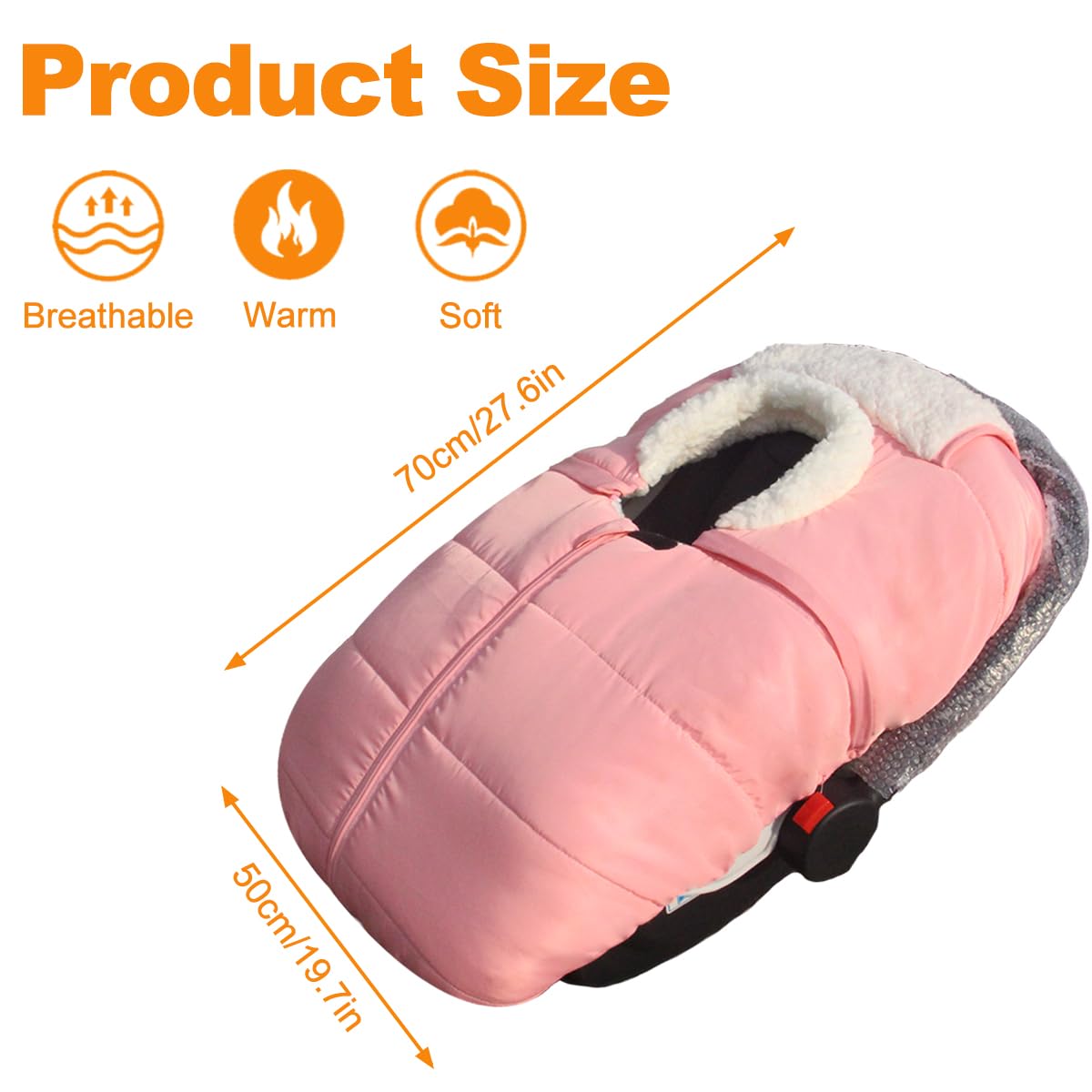 Flower Frail universal elastic edges fit most car seats and strollers