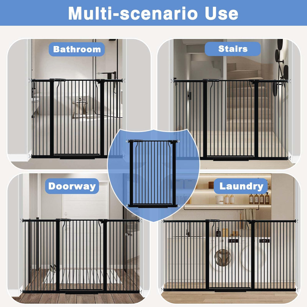 Flower Frail suitable for indoor and outdoor use, versatile pet gate.