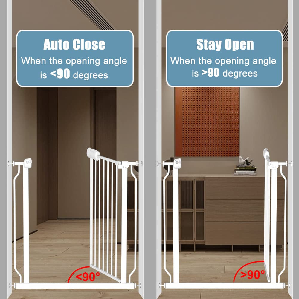 Flower Frail two-way auto-close gate for easy room transitions