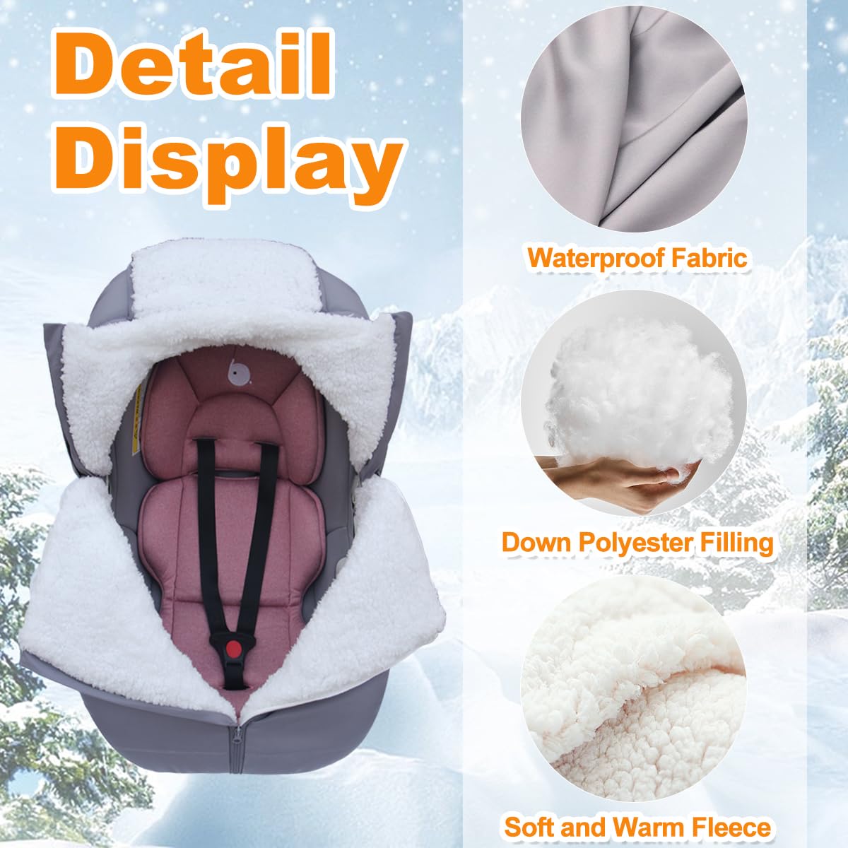 Flower Frail waterproof shell protects from wind and light rain