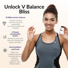 Pour setup of Flower Power Divine Vagine capsules for easy daily intake.