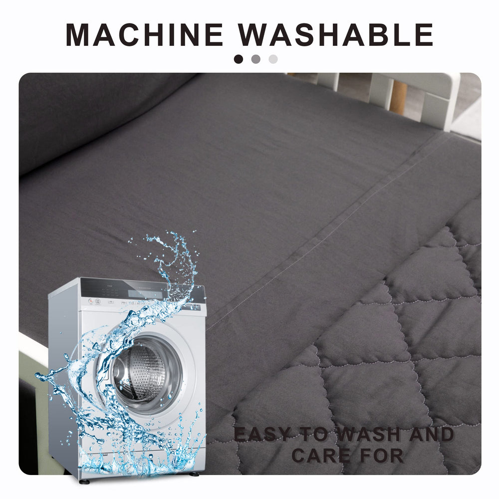 FLXXIE care instructions illustration for gentle washing and low-heat drying.