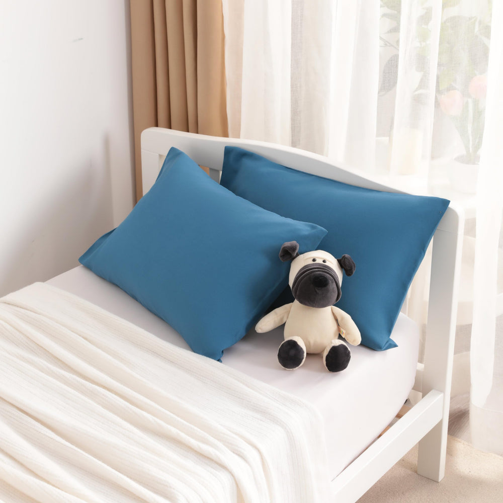 FLXXIE portable teal pillowcase ideal for travel and on-the-go comfort.