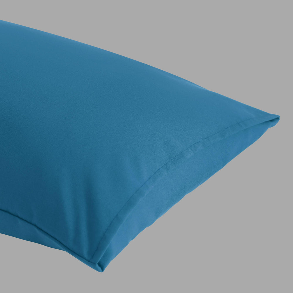 FLXXIE teal 14x20 pillowcase fits 13x18 toddler pillows and 12x16 inserts.