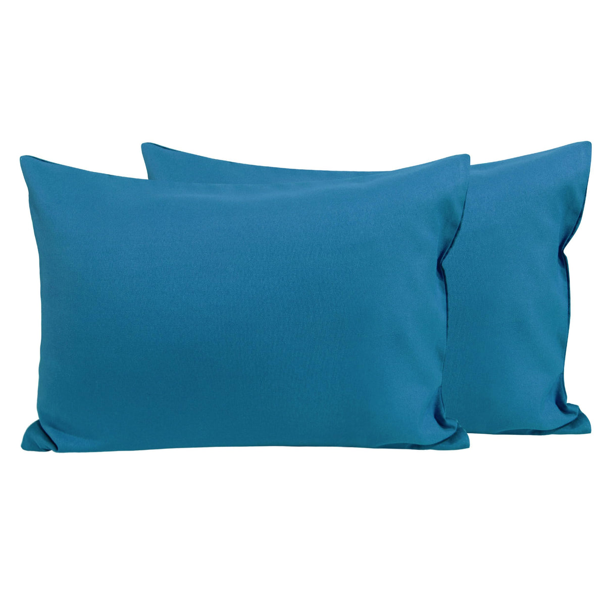 FLXXIE teal 2-pack 14x20 toddler pillowcase with soft microfiber for gentle sleep.