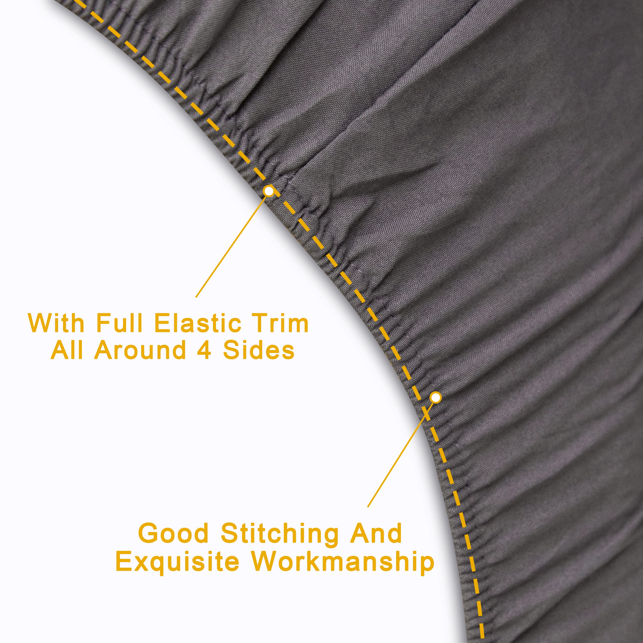 FLXXIE flat sheet texture view emphasizes smooth material and easy care.