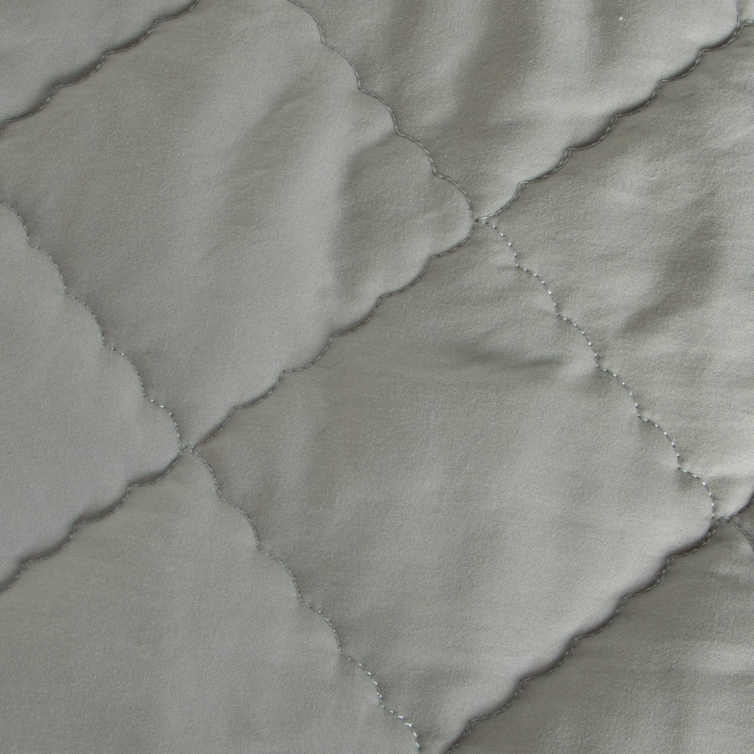 FLXXIE somke grey color solid design coordinates with nursery decor.