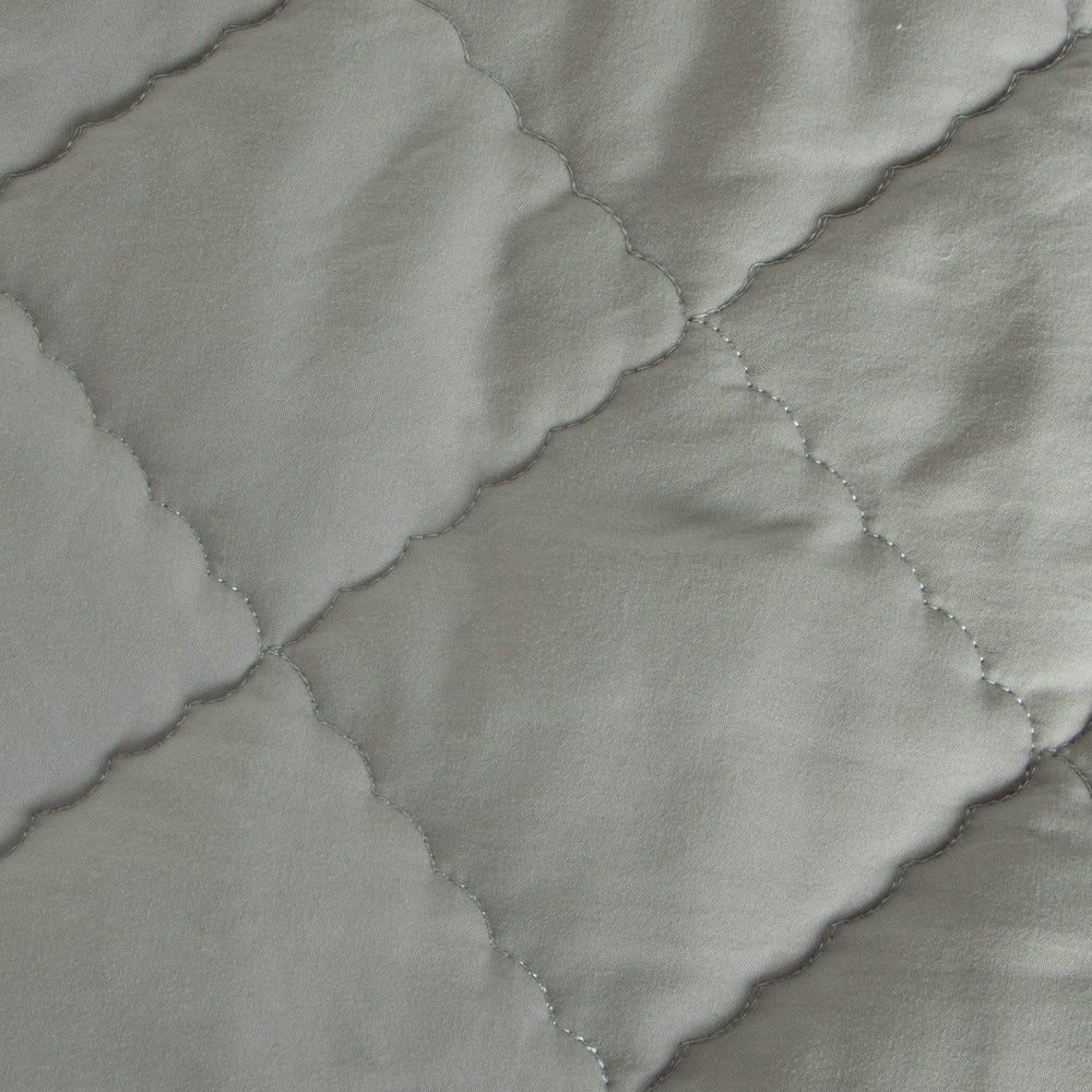 FLXXIE somke grey color solid design coordinates with nursery decor.