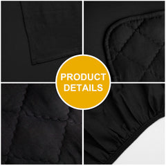 FLXXIE fitted sheet 28x52+8 with elastic edges ensures snug sleep