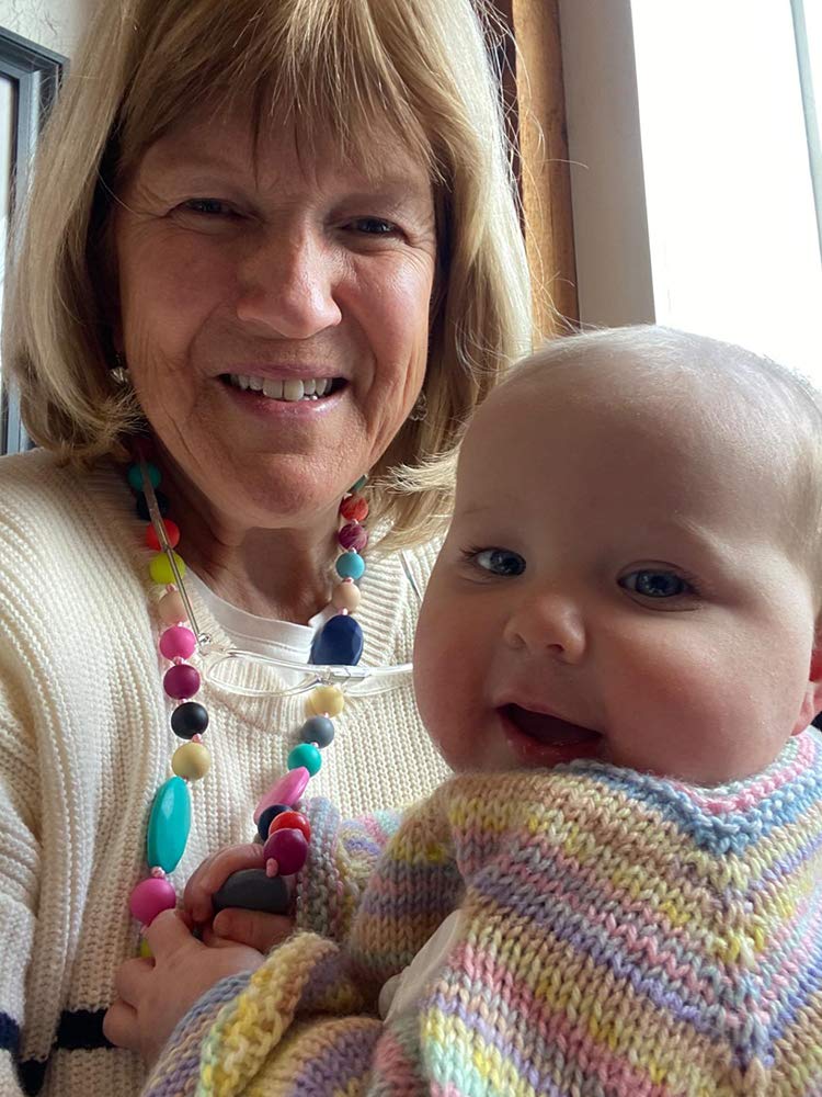 Flyaway adjustable cord chew necklace shows customizable length for comfort.
