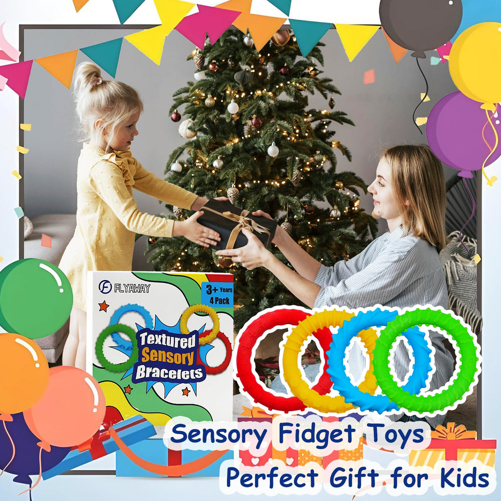 Flexible, durable Flyaway bracelet withstands daily wear and busy play.