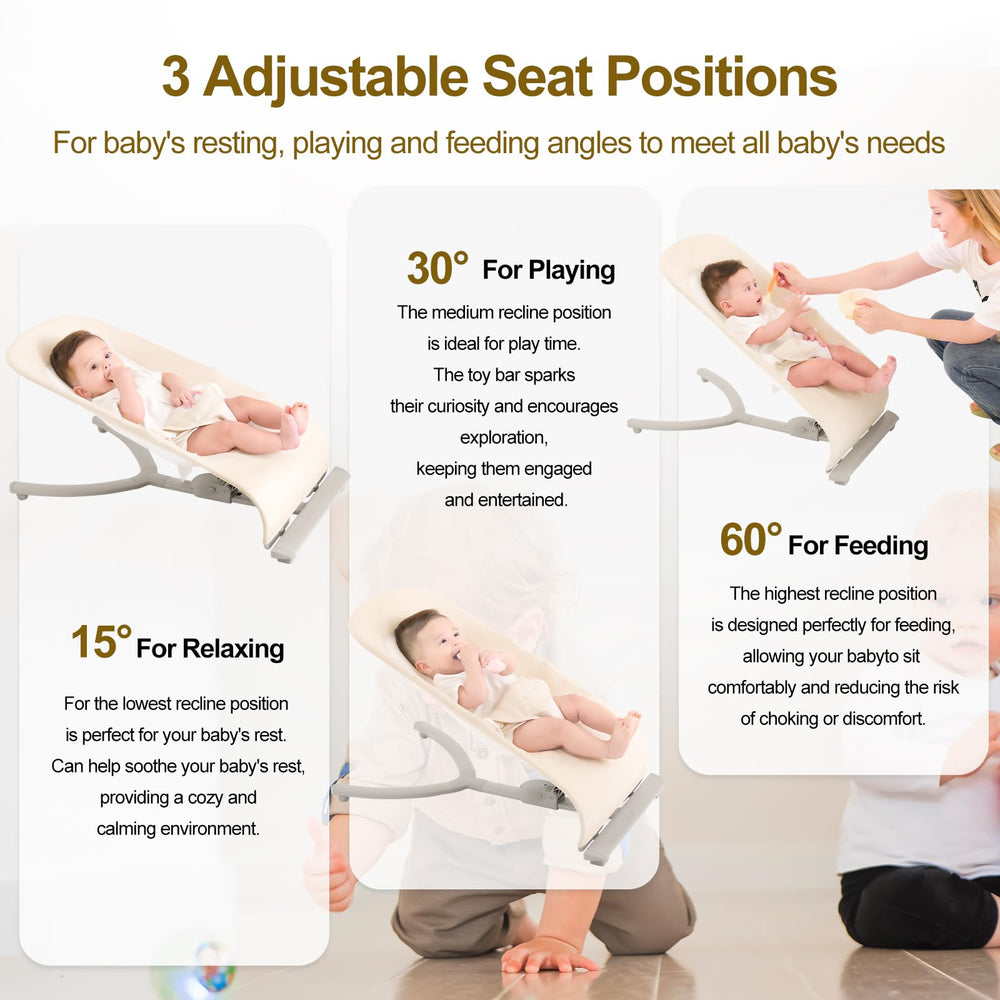 Flyboss recline positions adapt as your baby grows and rests.
