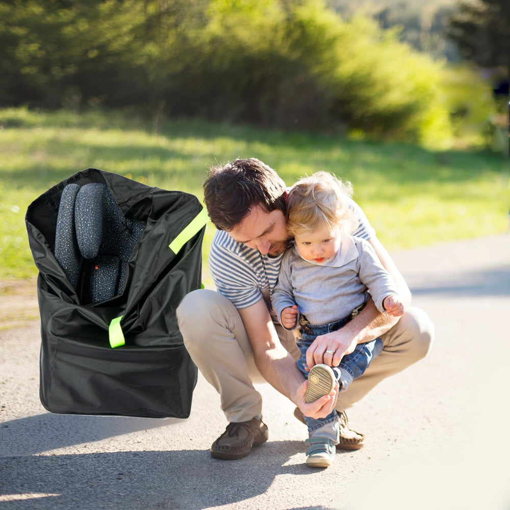 Flylin car seat travel bag gate-check ready for planes and trains.