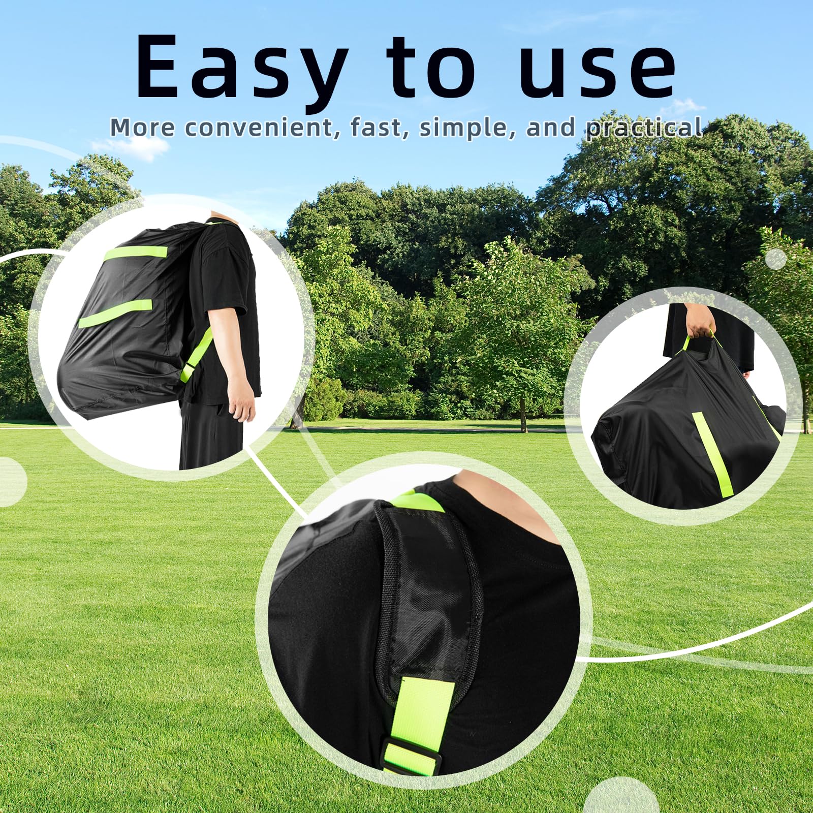 Flylin car seat travel bag shields stroller during transit.