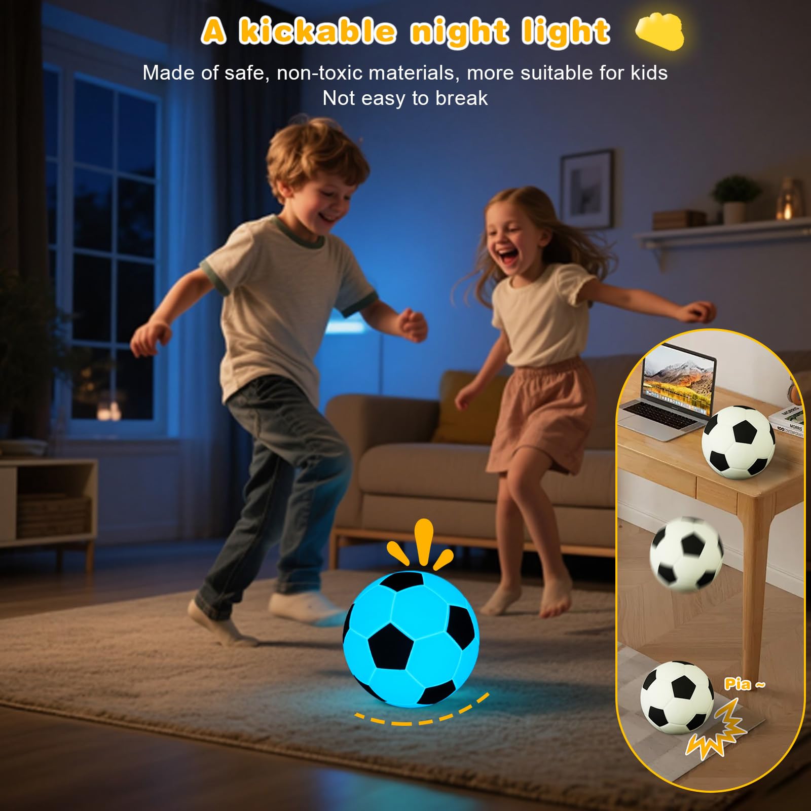 FlyonSea squeezable night light doubles as a playful stress-relief toy for kids.